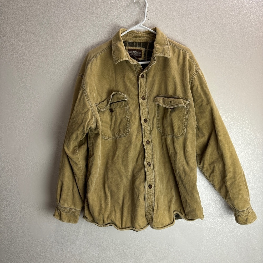 Levis Fleece Lined Buttom Up Shirt Jacket Size Large